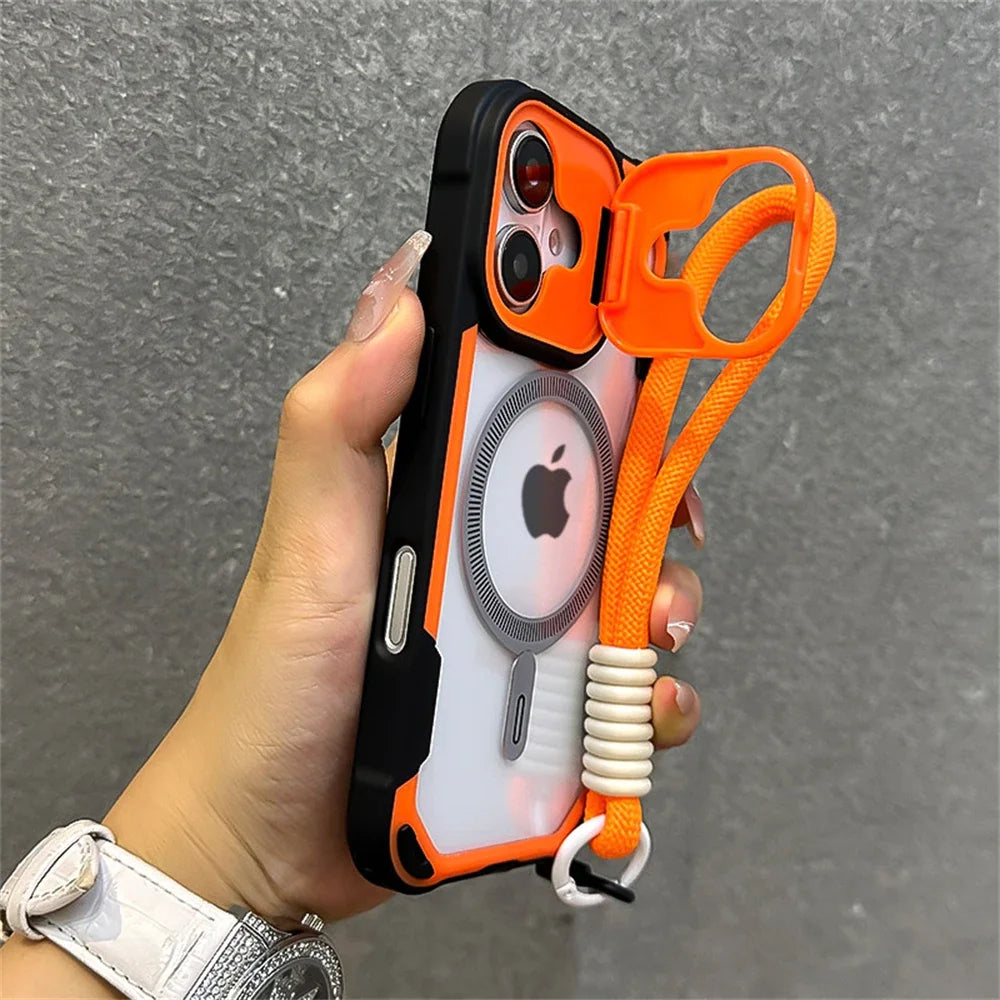High Quality Mag Safe iPhone Case, Candy Color Design, Camera Protection Phone Case