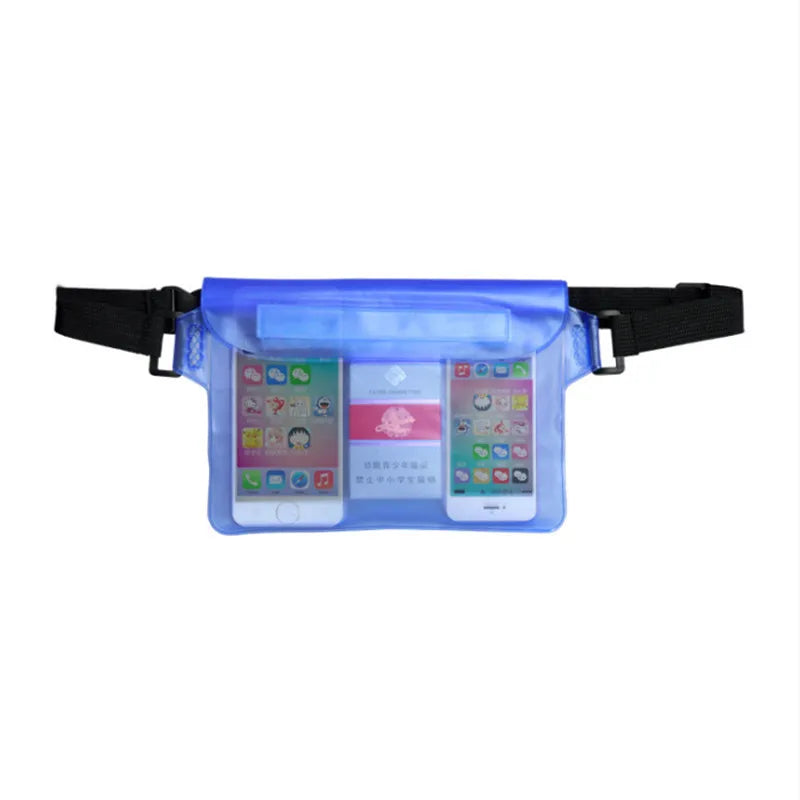 High Quality Waterproof Swimming Bag, Large Size, Transparent Protection Bag for Phone with 3 layers protection