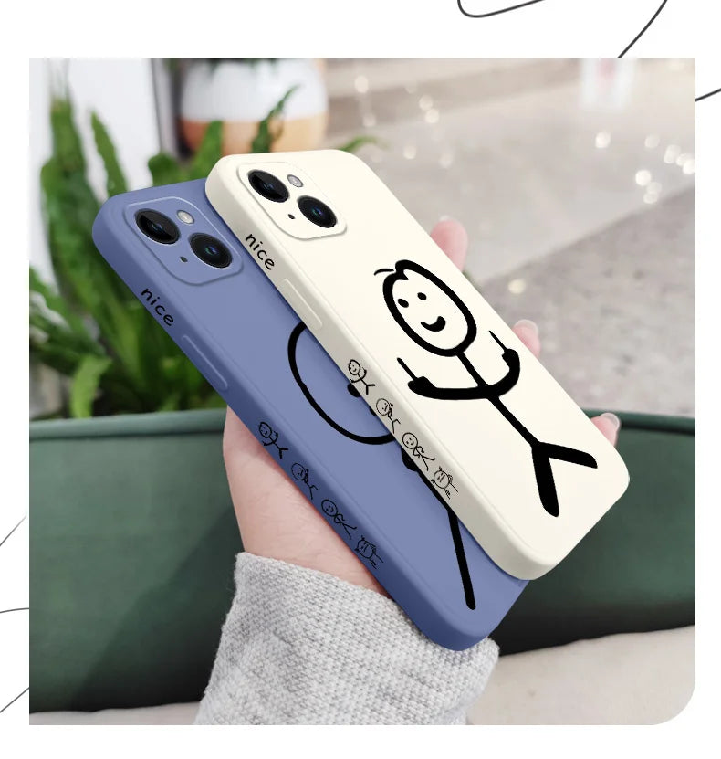 High Quality Silicone Phone Case For iPhone ,Camera Lens Protection Case, Shockproof Resistant Case
