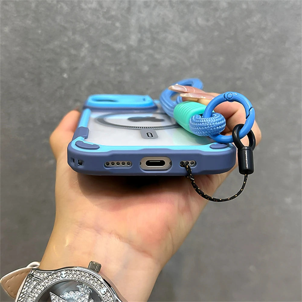 High Quality Mag Safe iPhone Case, Candy Color Design, Camera Protection Phone Case