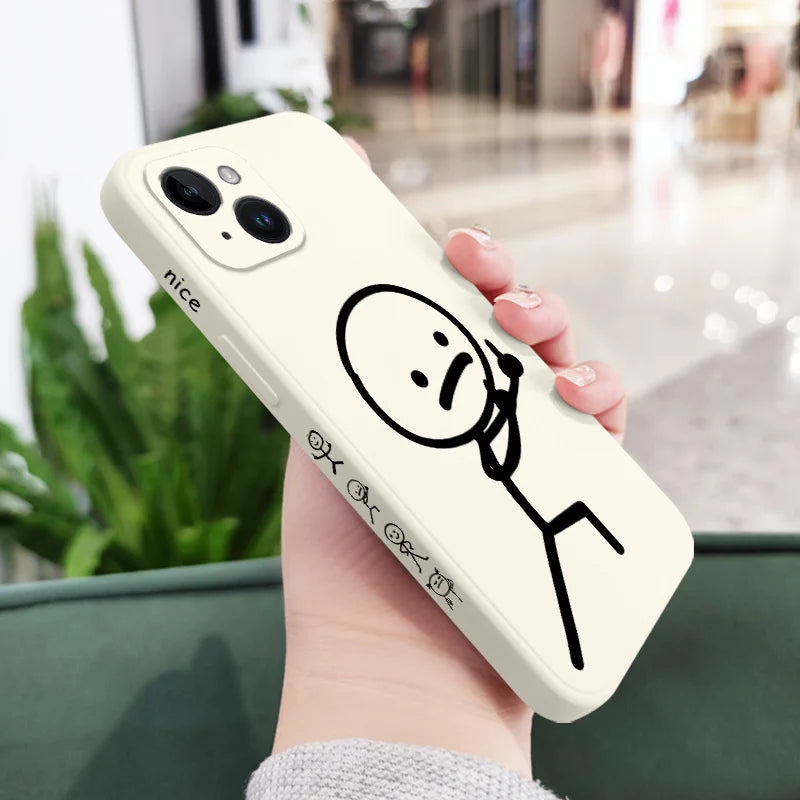High Quality Silicone Phone Case For iPhone ,Camera Lens Protection Case, Shockproof Resistant Case