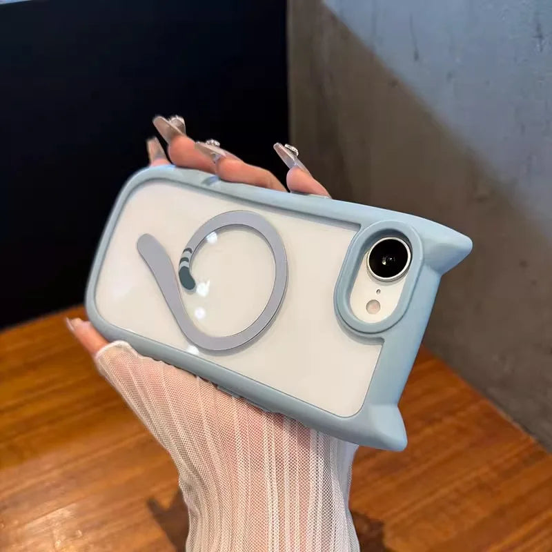 Premium Transparent Case For iPhone, Mag Safe Case for iPhone, Wireless Charging Cover, All Around Protection Phone Case