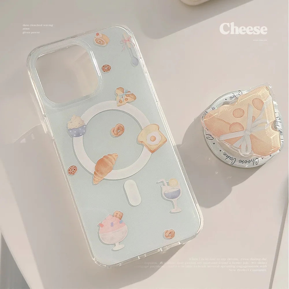 High Quality iPhone Case, Dual Magnetic and Wireless Charging Phone Case For iPhone, Shock-proof Resistant and Anti-fingerprint Phone Case
