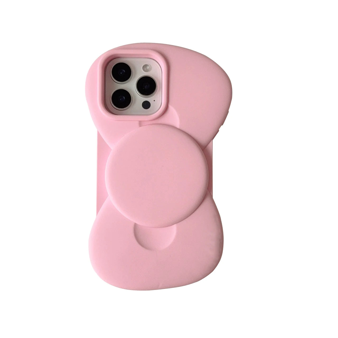 High Quality Silicone Phone Case, 3D Bowtie Soft Silicone Phone Case, Shock-proof Resistant and Anti-scratch Phone Case