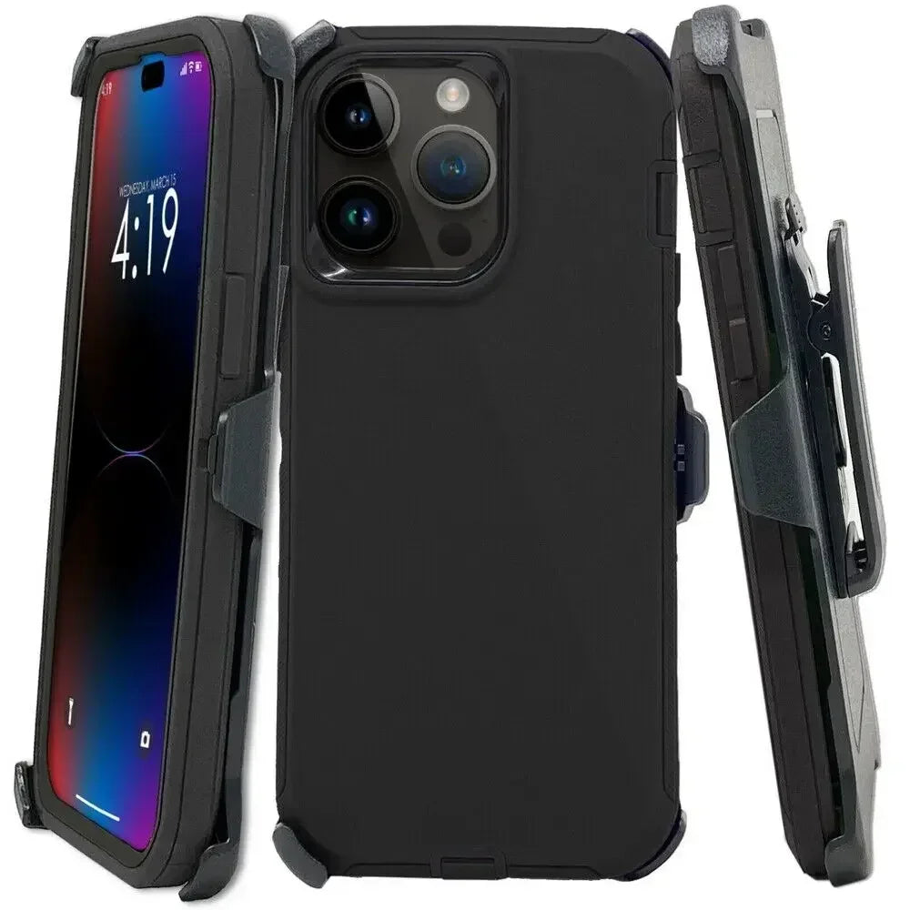 Military Heavy Duty Armor Phone Case For iPhone, Shockproof Protection Cover, All Around Protection Phone Case