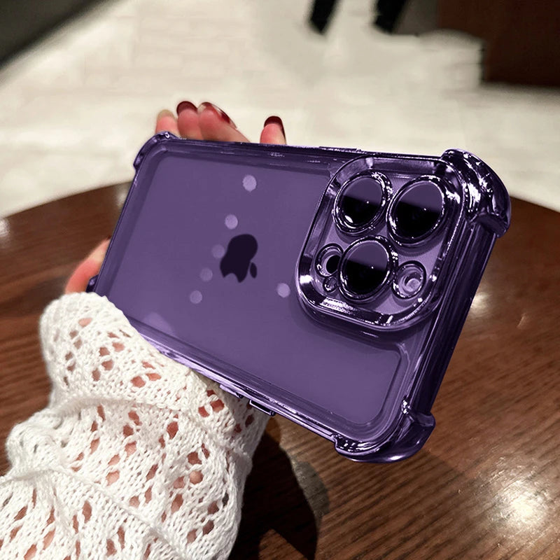 High Quality Clear Silicone Phone Case, Shockproof Resistant Phone Case, Anti-Shock and Anti-fingerprint Case