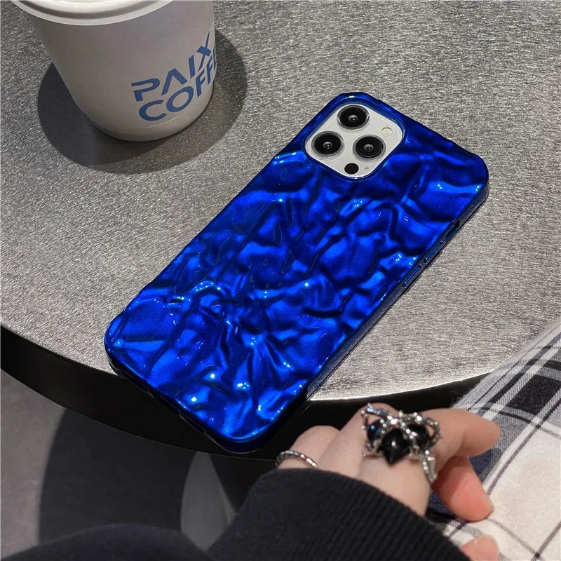 Luxury Silver Tin Foil Case For iPhone