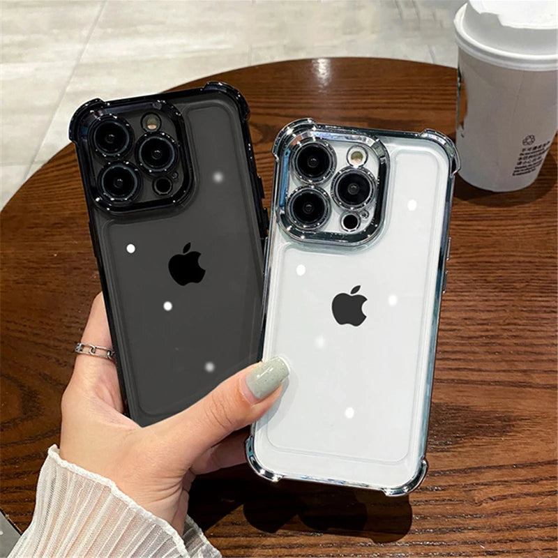 High Quality Clear Silicone Phone Case, Shockproof Resistant Phone Case, Anti-Shock and Anti-fingerprint Case