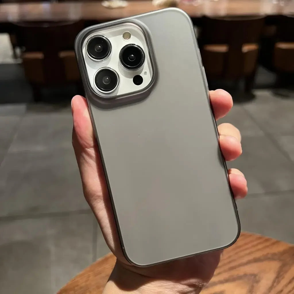 Premium Matte and Translucent Phone Case For iPhone, Shockproof, Slim Design, Anti-Fingerprint Material