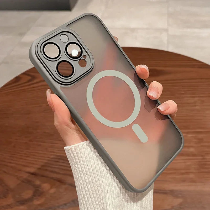 Premium Silicone Phone Cover, for MagSafe Wireless and Magnetic Charging, Shockproof Resistant Case For iPhone.
