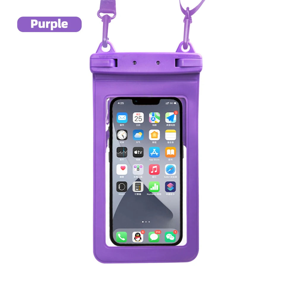 High Quality Waterproof Phone Bag for swimming