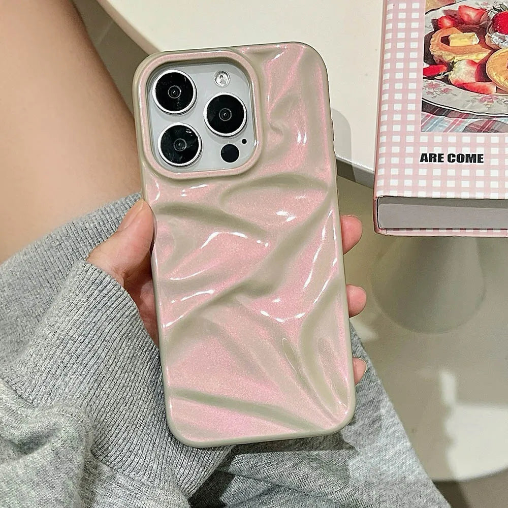 Premium Purple and Pink Phone Case For iPhone, Shockproof Back Cover, Anti-scratch and Anti-fingerprint Phone Case