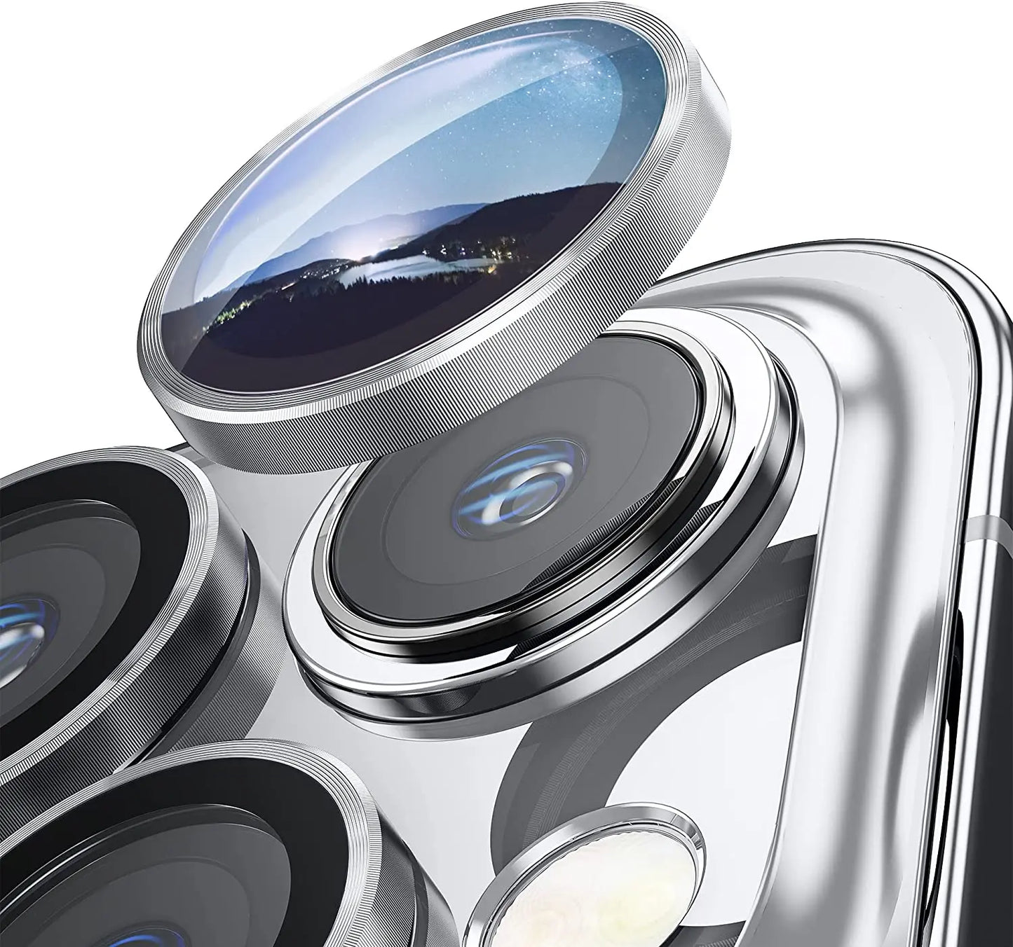Luxury Glitter Diamond Camera Lens Protector Cover for iPhone, Anti-Scratch camera Protection