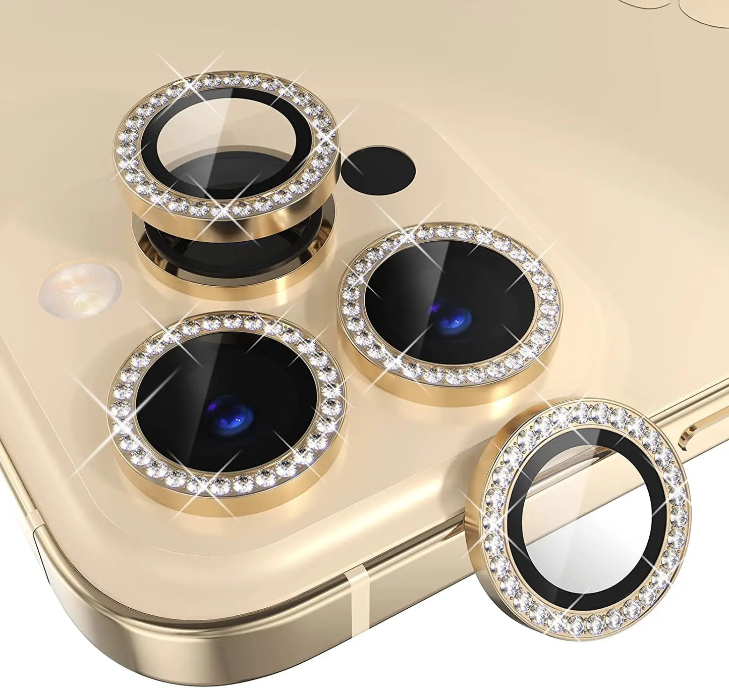 Luxury Glitter Diamond Camera Lens Protector Cover for iPhone, Anti-Scratch camera Protection