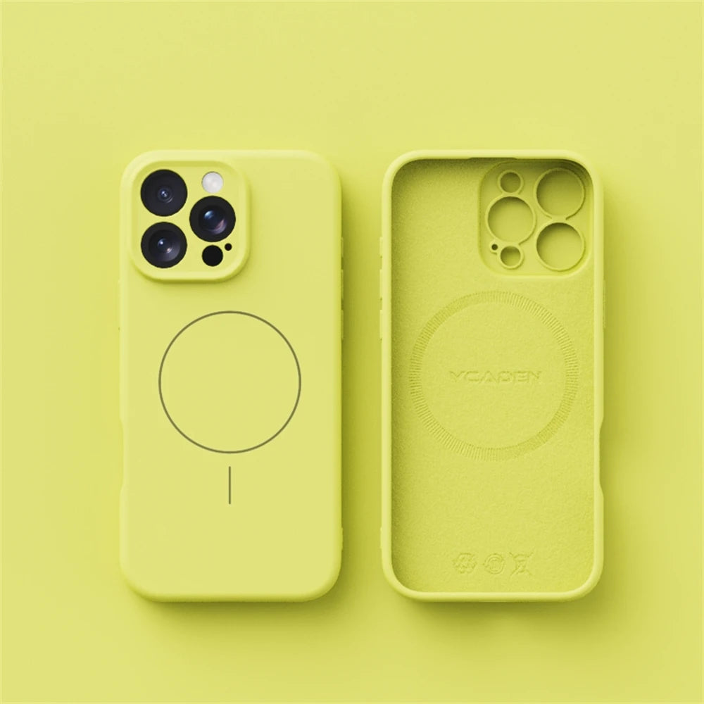 High Quality iPhone Case For Mag Safe, Premium Silicone Phone Case for iPhone, Camera Protection Cover