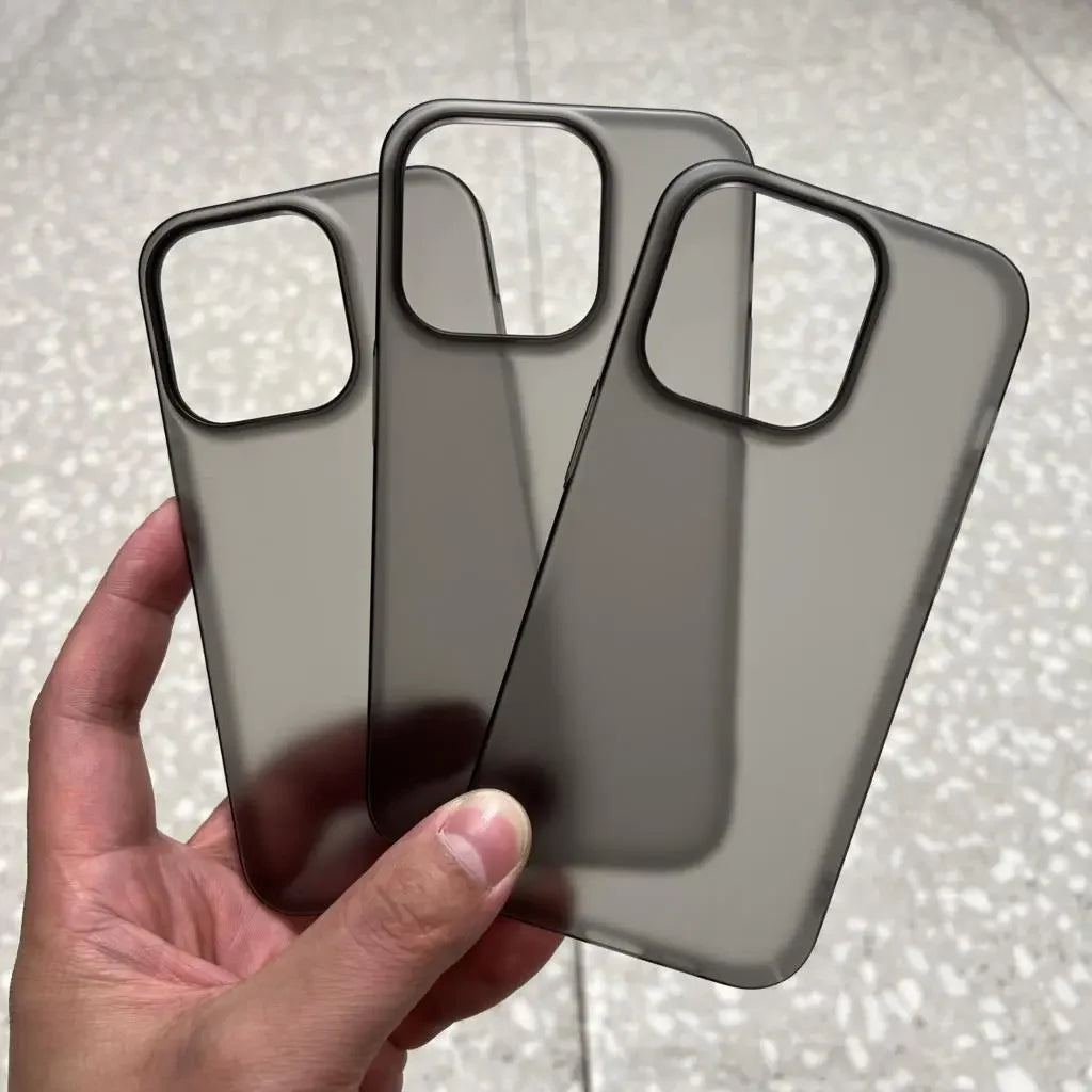 Premium Matte and Translucent Phone Case For iPhone, Shockproof, Slim Design, Anti-Fingerprint Material