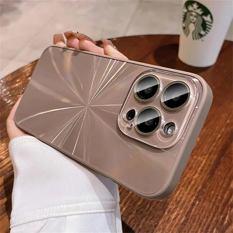 Luxury Laser Pattern Phone Case For iPhone, Shockproof Resistant, Bumper Case Cover