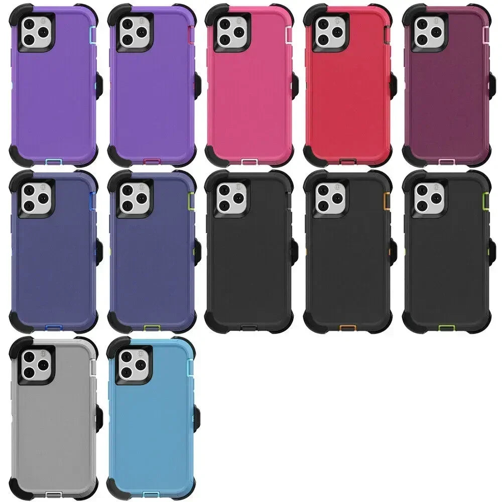 Military Heavy Duty Armor Phone Case For iPhone, Shockproof Protection Cover, All Around Protection Phone Case