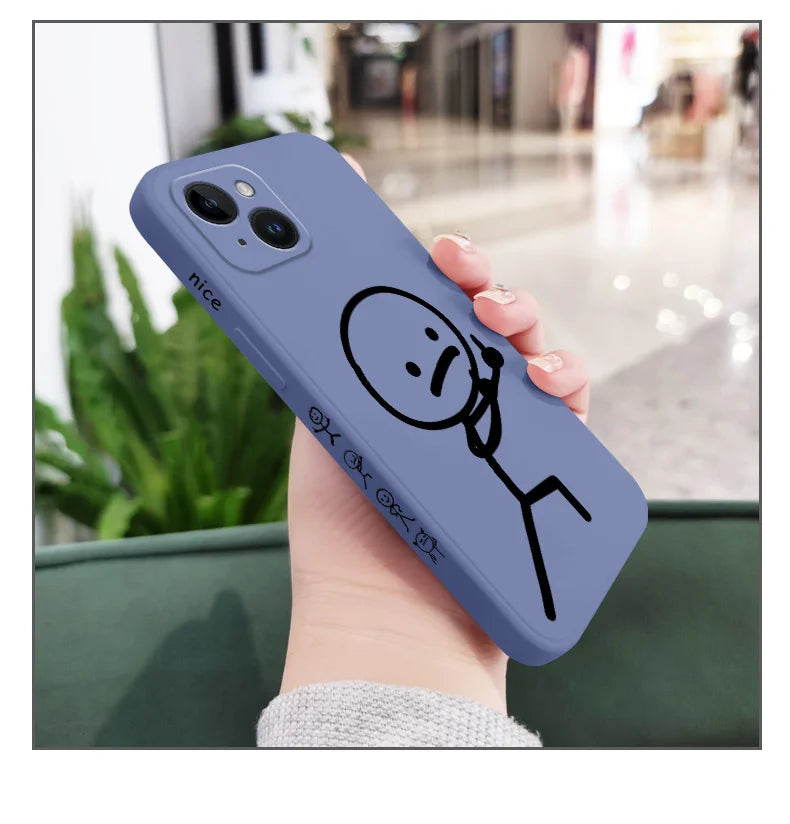 High Quality Silicone Phone Case For iPhone ,Camera Lens Protection Case, Shockproof Resistant Case