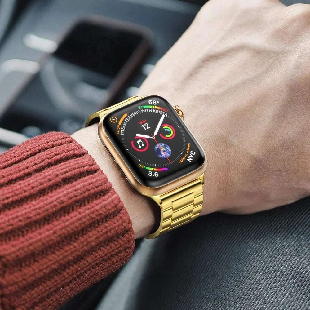High Quality Strap For Apple Watch, Band 44mm 40mm 45mm 41mm Ultra 2 49mm 42mm 44 45 mm, Steel Material, Series 7 8 9 -4 5 6