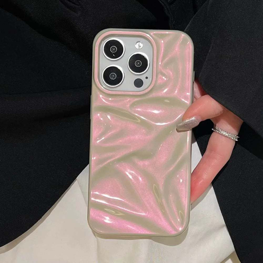 Premium Purple and Pink Phone Case For iPhone, Shockproof Back Cover, Anti-scratch and Anti-fingerprint Phone Case