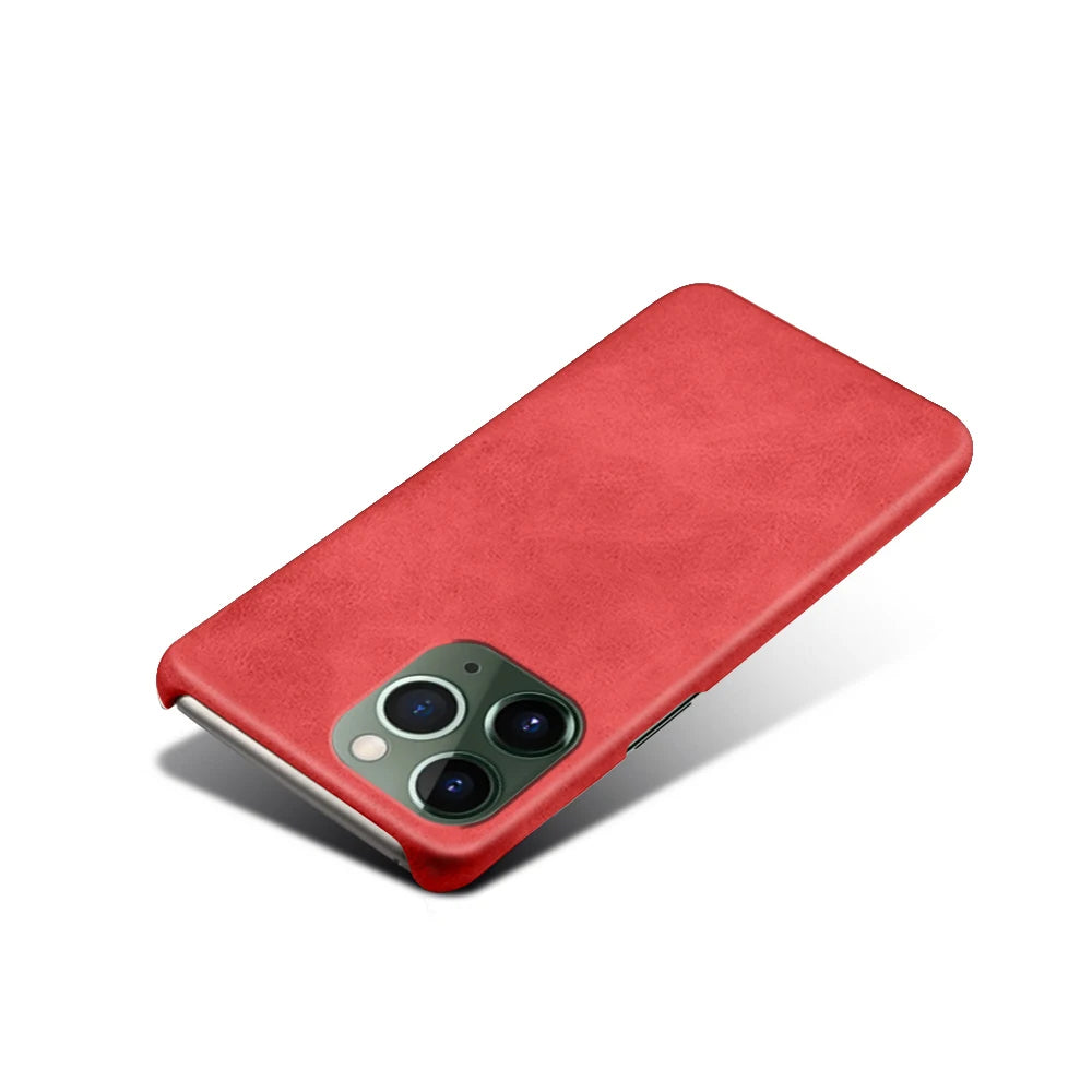Luxury Slim Leather for iPhone, Soft Material, Shockproof Resistant Phone Case, All Around Protection Case