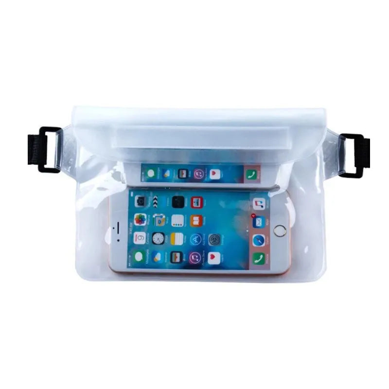 High Quality Waterproof Swimming Bag, Large Size, Transparent Protection Bag for Phone with 3 layers protection