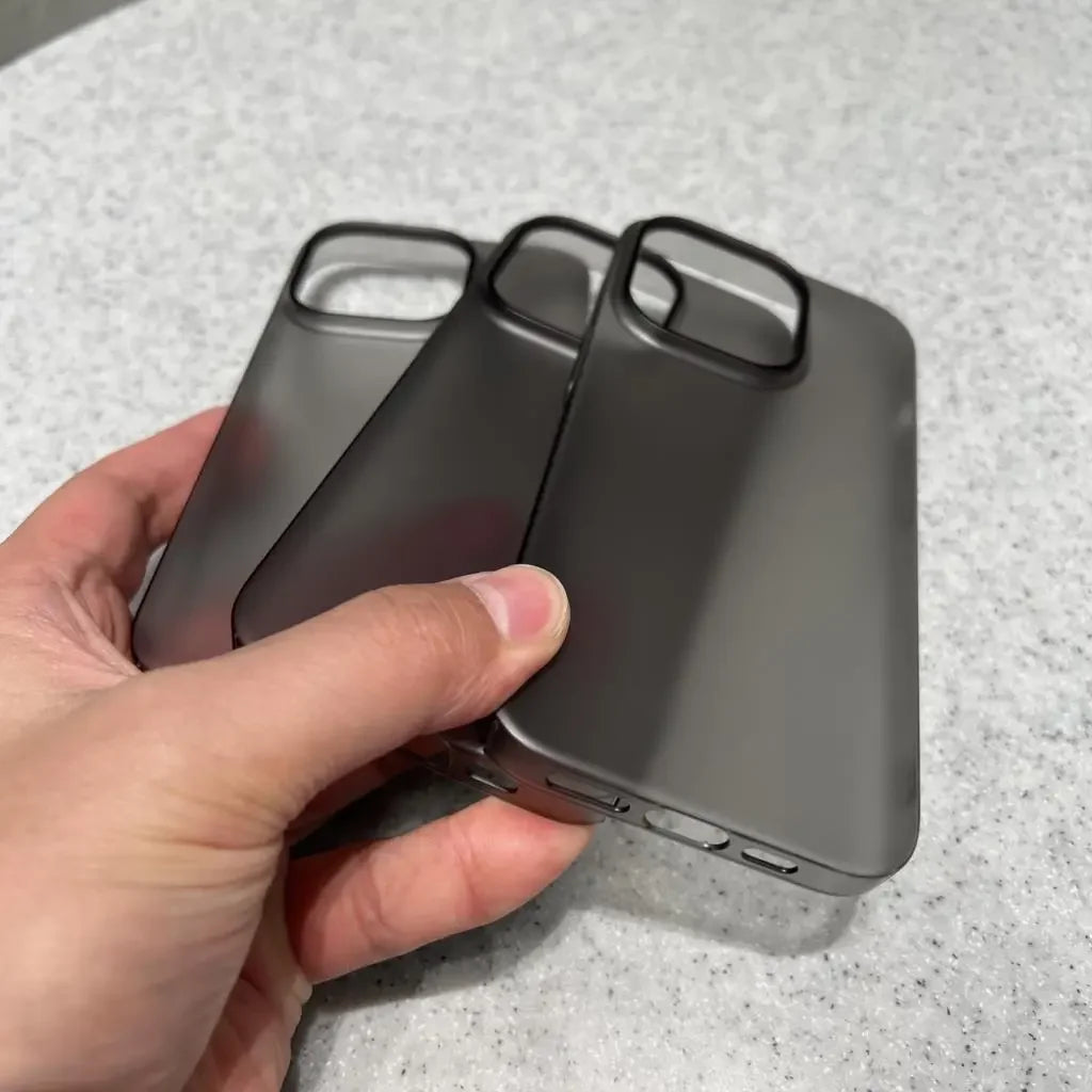 Premium Matte and Translucent Phone Case For iPhone, Shockproof, Slim Design, Anti-Fingerprint Material