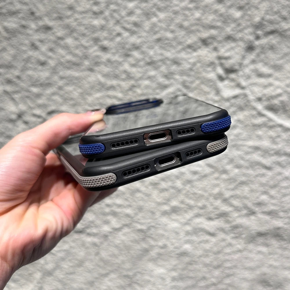 Luxury Matte Case for iPhone, Shockproof Case with Camera Lens Protection, Magnetic and Magsafe Case