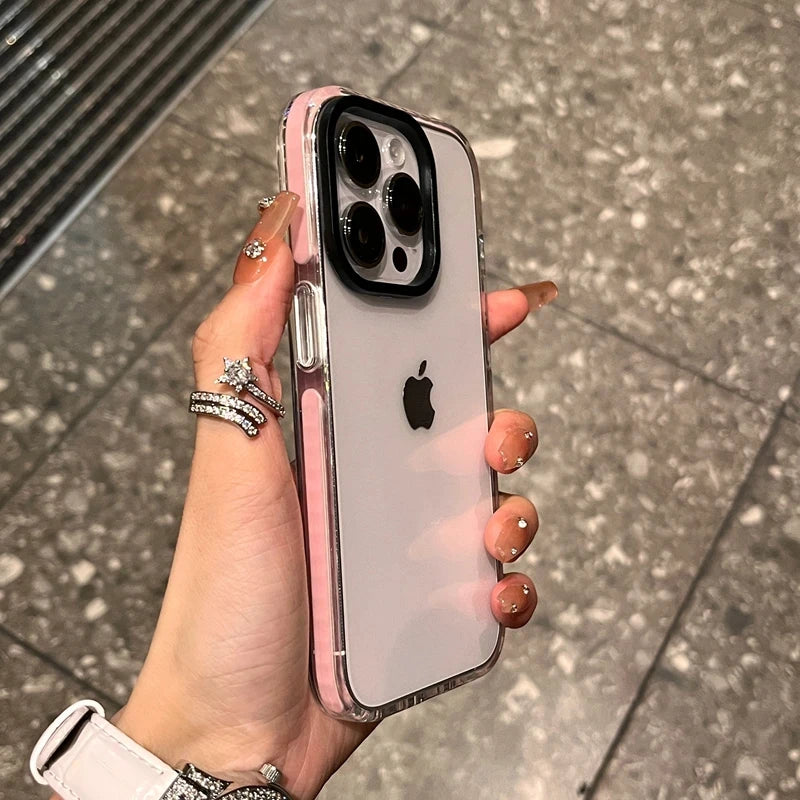 Luxury Transparent Case For iPhone, Shock-proof Resistant, Clear Design, Soft Cover