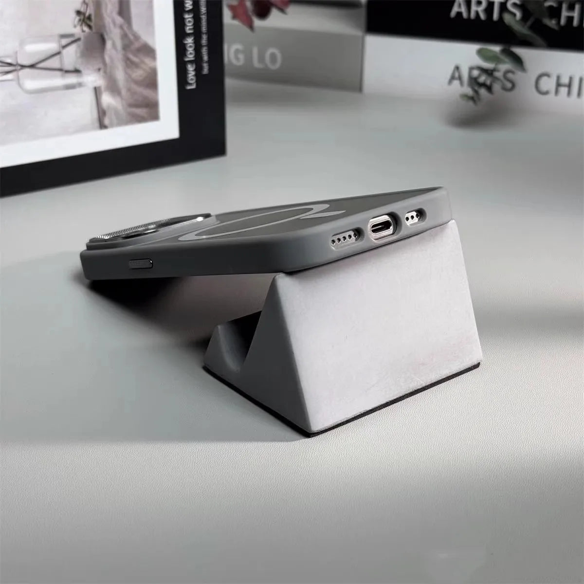 Luxury Silicone with Camera Protection, Magsafe Phone Case for iPhone 11 12 13 14 15 16 Pro Max 16Plus, Wireless Charging, Matte Cover