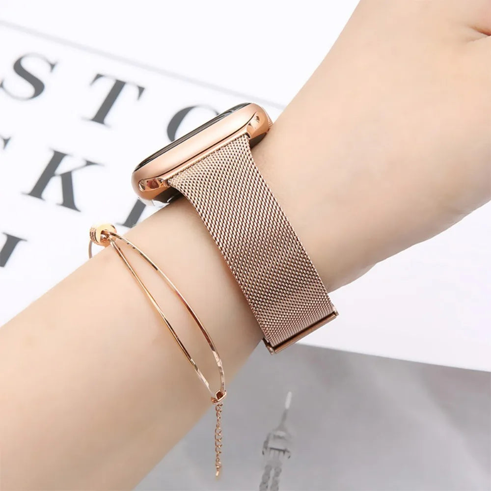 High Quality Metal Strap for Apple Watch 44mm 40mm 45mm 41mm 42mm 38mm 49mm, Metal Bracelet for iWatch Series Ultra 8 7 6 5 4 3 SE 44.