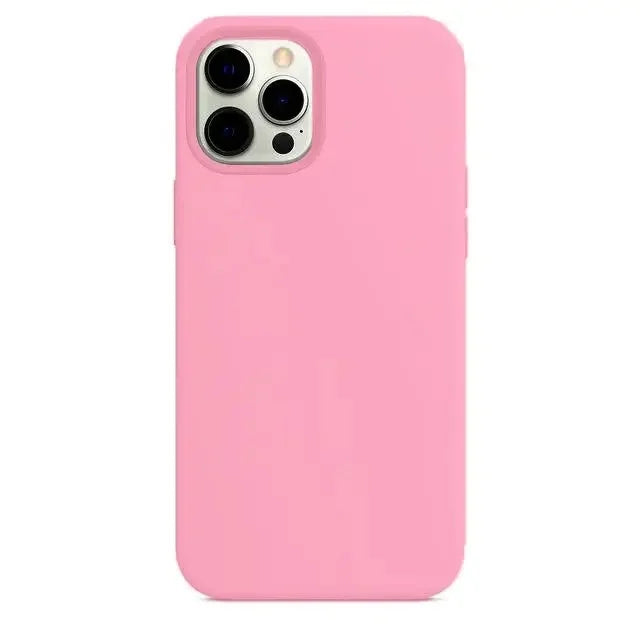 Luxury Silicone Case for iPhone, Full Logo Cover, Unique Colors, All Around Protection Phone Case