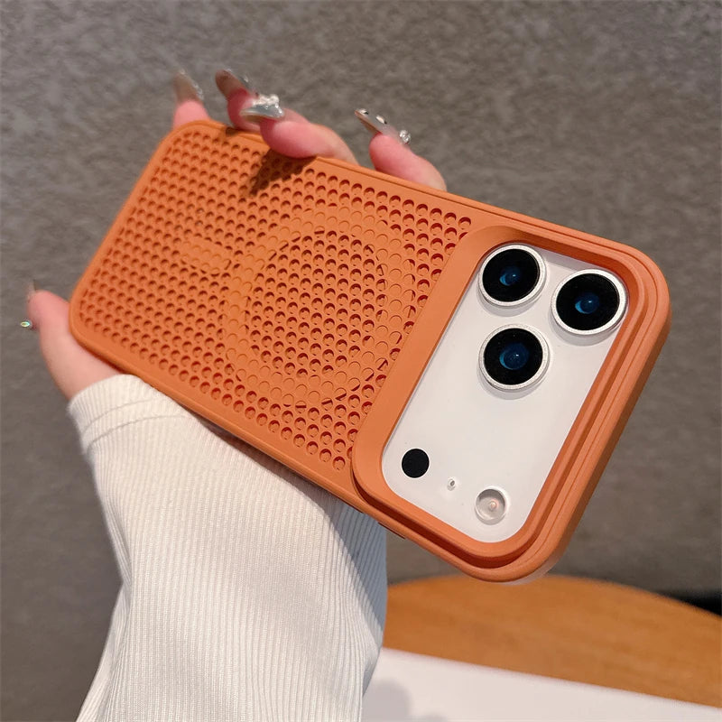 High Quality iPhone Case, Magnetic for Mag Safe Charging, Heat Design Case for iPhone, Shockproof Resistant and Hard Cover