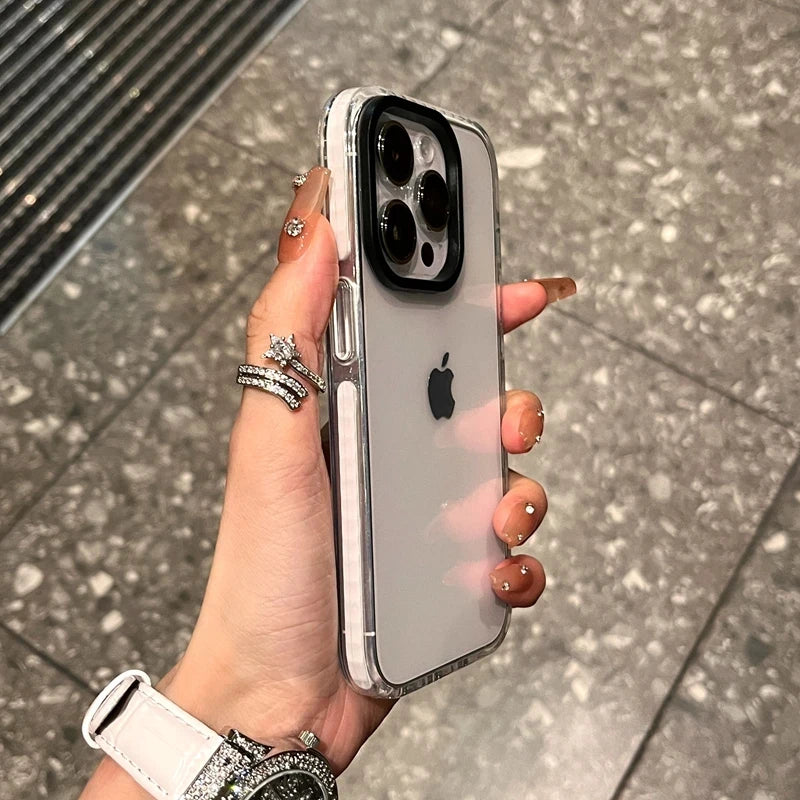 Luxury Transparent Case For iPhone, Shock-proof Resistant, Clear Design, Soft Cover