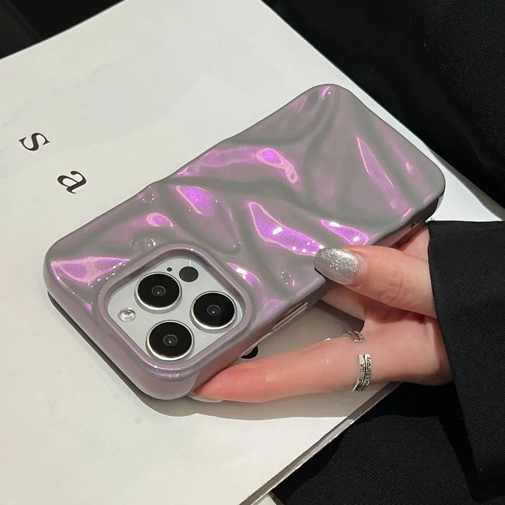 Premium Purple and Pink Phone Case For iPhone, Shockproof Back Cover, Anti-scratch and Anti-fingerprint Phone Case