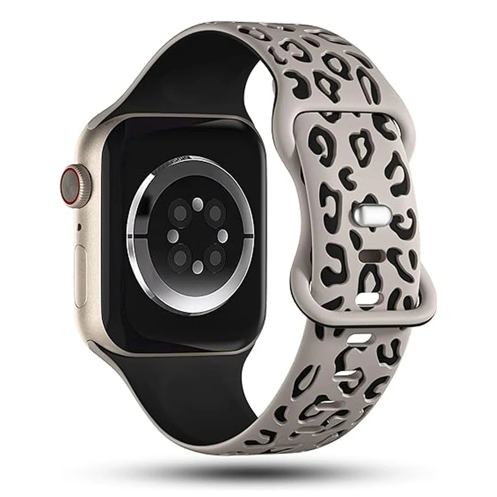 High Quality Strap For Apple Watch, 45mm 44mm 42mm 41mm 40mm 49mm 44 mm, Silicone Material, Compatible with Series 8 9 7 SE 6 5 4 3 Ultra 2