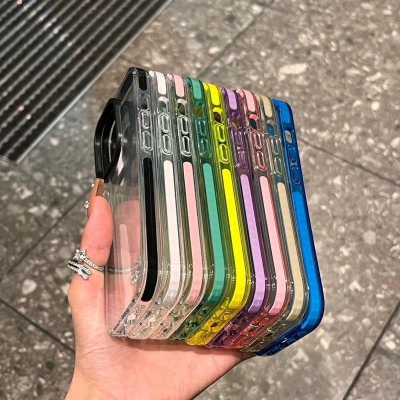 Luxury Transparent Case For iPhone, Shock-proof Resistant, Clear Design, Soft Cover