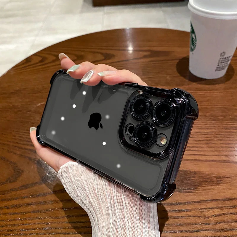 High Quality Clear Silicone Phone Case, Shockproof Resistant Phone Case, Anti-Shock and Anti-fingerprint Case