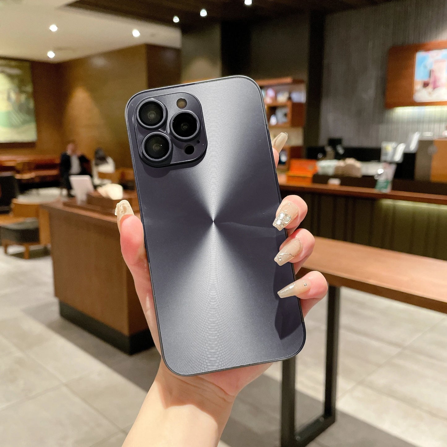 Luxury Aurora Color Phone Case Suitable For iPhone, Shockproof Cover, Full Camera Lens Protection