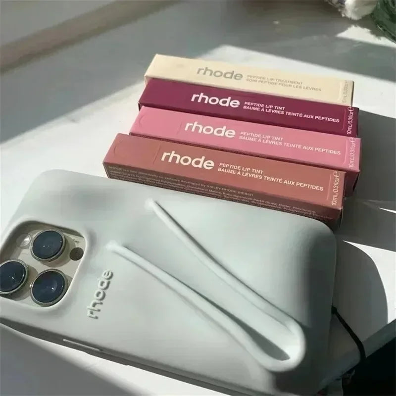 High Quality Soft Silicone Phone Case with Portable Lipstick Holder, Unique Design and Color, High Quality Cover and Premium Material
