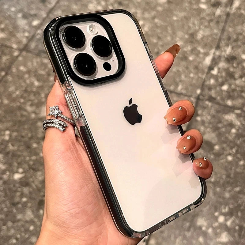 Luxury Transparent Case For iPhone, Shock-proof Resistant, Clear Design, Soft Cover