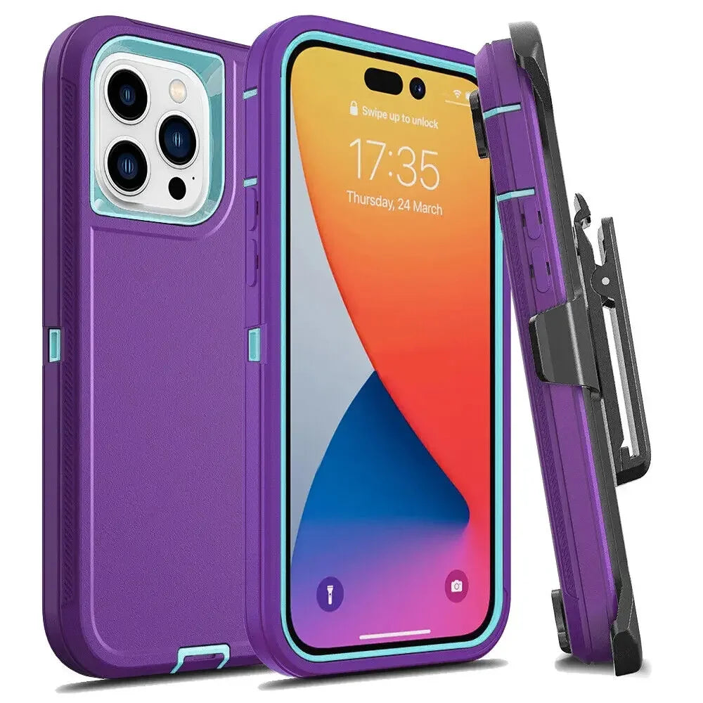 Military Heavy Duty Armor Phone Case For iPhone, Shockproof Protection Cover, All Around Protection Phone Case