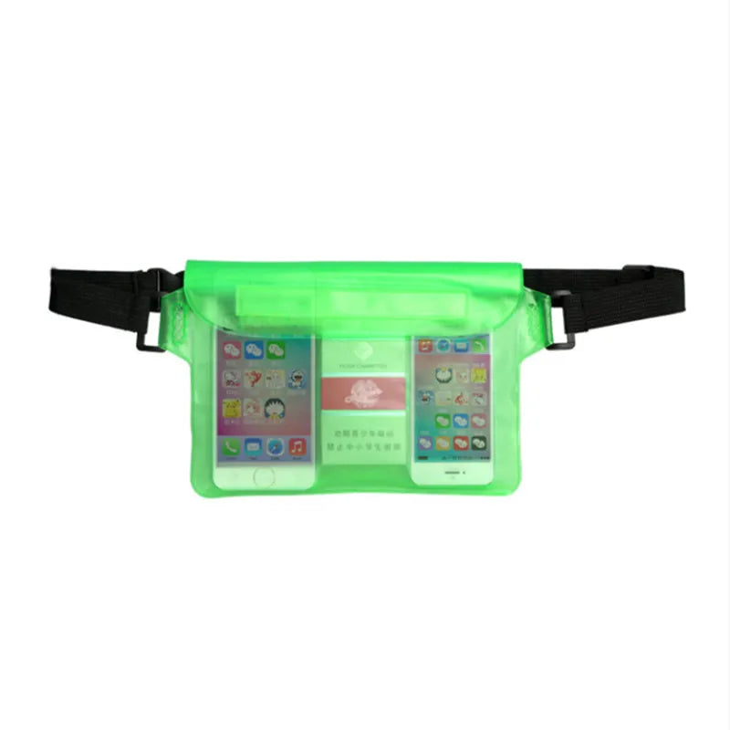 High Quality Waterproof Swimming Bag, Large Size, Transparent Protection Bag for Phone with 3 layers protection