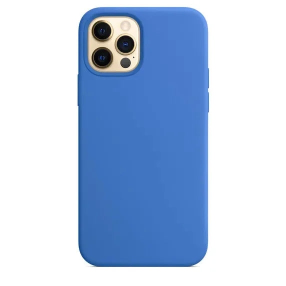 Luxury Silicone Case for iPhone, Full Logo Cover, Unique Colors, All Around Protection Phone Case
