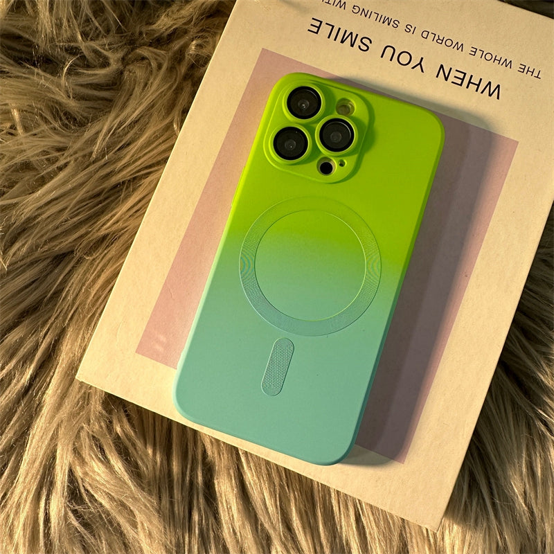Luxury iPhone Case, MagSafe and Wireless Charging Phone Case For iPhone 11 12 13 14 Pro Max Plus, Soft and Magnetic Silicone Cover