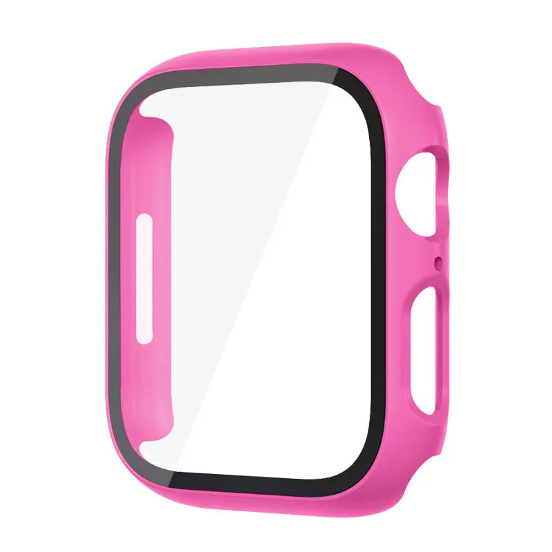 High Quality Glass and Case For Apple Watch, 45mm 44mm 41mm 40mm, Screen Protector Cover, Series 3/4/5/6/SE/7/8