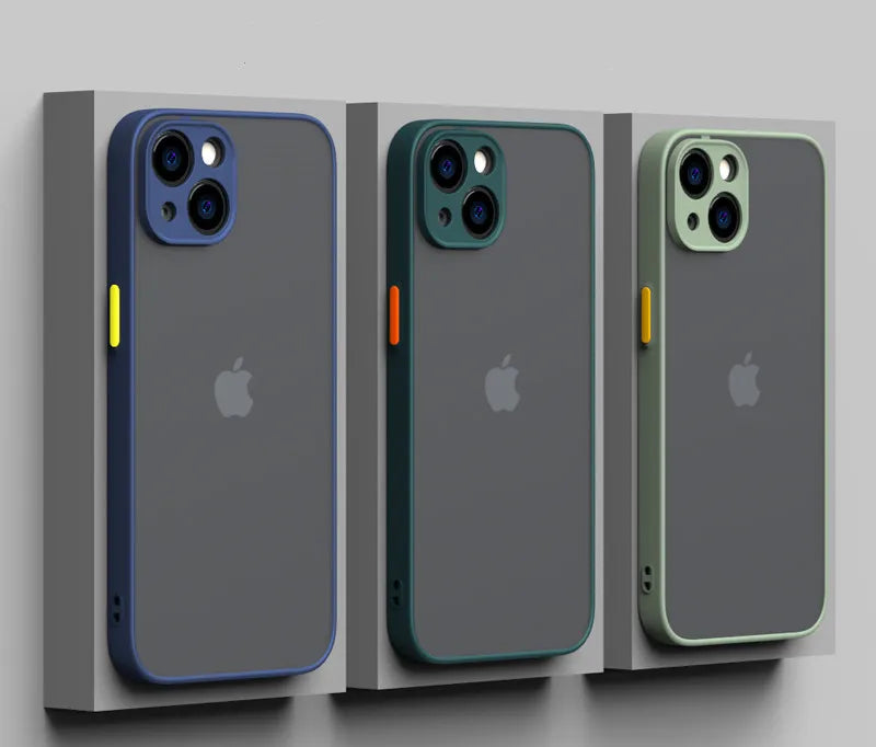 High Quality Clear Phone Case for iPhone, Premium Silicon Cover, Shock-proof and Camera Lens Protection Case, Anti-finger Print Case.