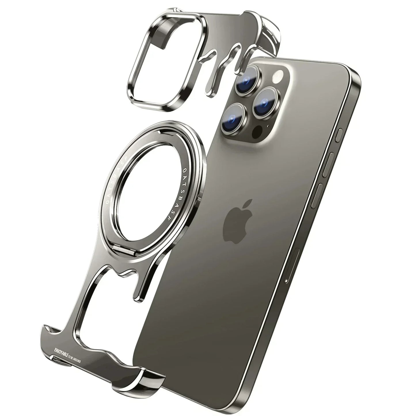 High Quality Metal Frame Bumper Phone Case for iPhone, Magnetic for Mag Safe Wireless Charge, Shockproof Resistant Phone Case
