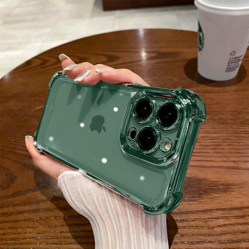 High Quality Clear Silicone Phone Case, Shockproof Resistant Phone Case, Anti-Shock and Anti-fingerprint Case